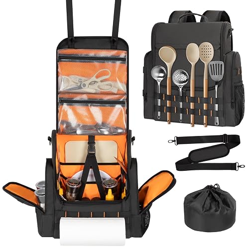 Wigojoy Large Camp Kitchen Organizer with Paper