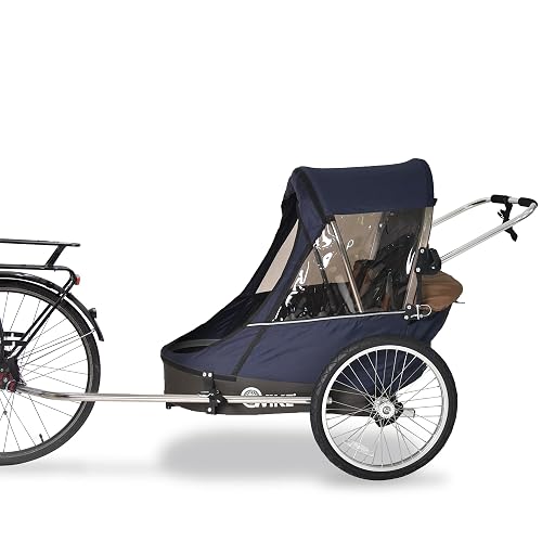WIKE Premium Double Bike Trailer – 3-in-1