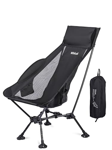 WildCall Lightweight High Back Camping Chair with