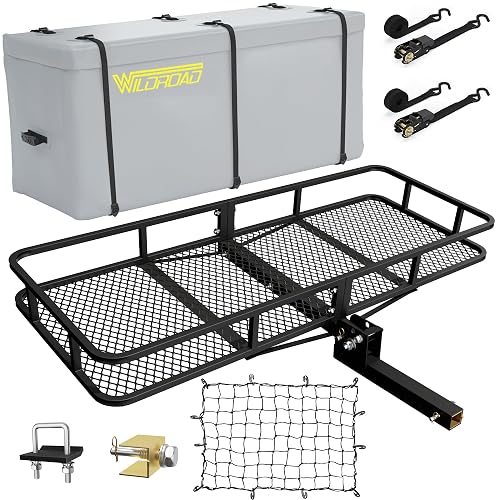 Wildroad Hitch Cargo Carrier Basket Combo 60"