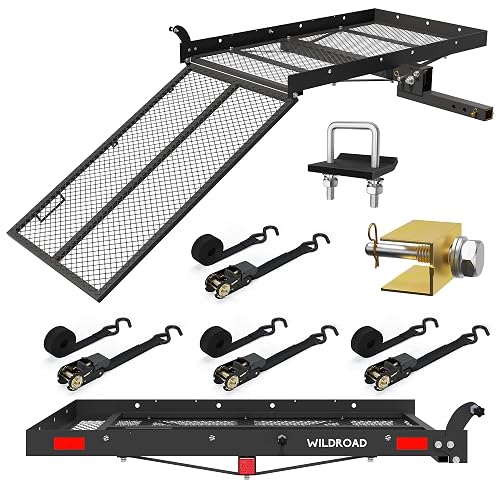 WILDROAD Hitch Cargo Carrier with Ramp 48"