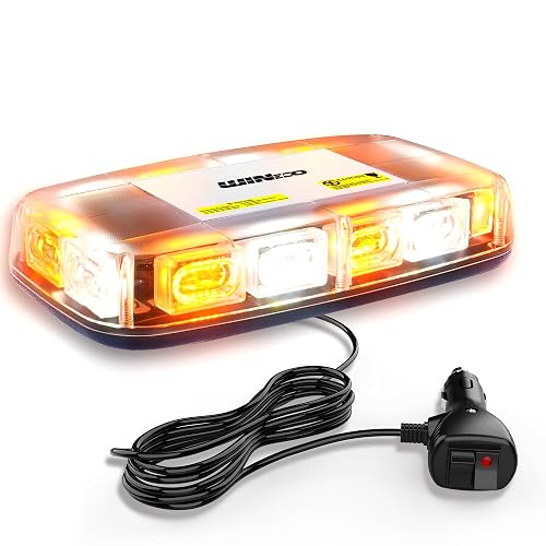 WINECO AMBER WHITE 72LED Roof Top Strobe