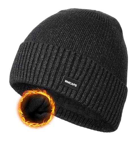 Wmcaps Winter Men Women Fleece Lined Beanie