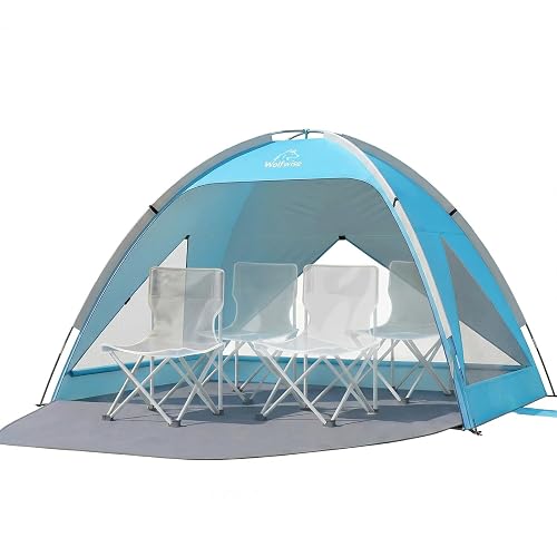 Wolfwise Portable Beach Tent Sun Shelter
