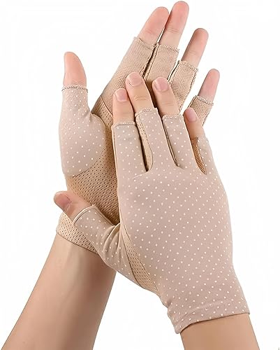 Women Sunblock-Fingerless Gloves UV-Sun-Protection Driving