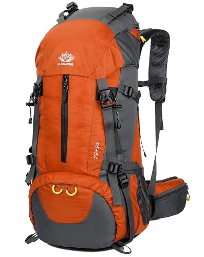 WoneNice 50L Waterproof Hiking Backpack - Outdoor