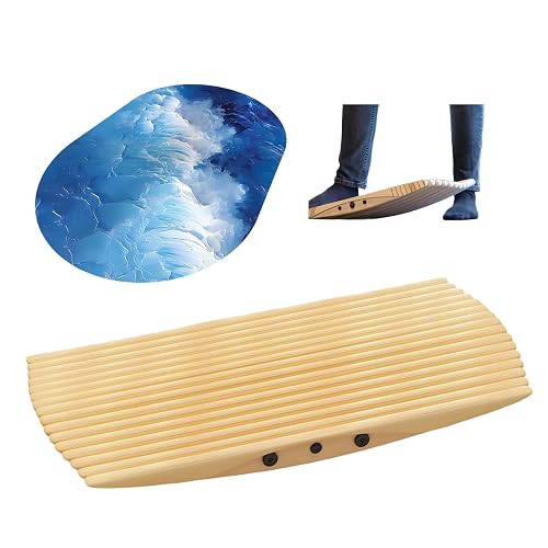 Wooden Wobble Balance Board for Standing Desk