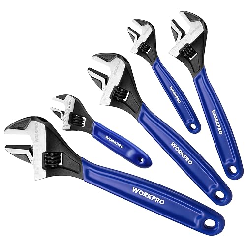 WORKPRO 5-piece Adjustable Wrench Set