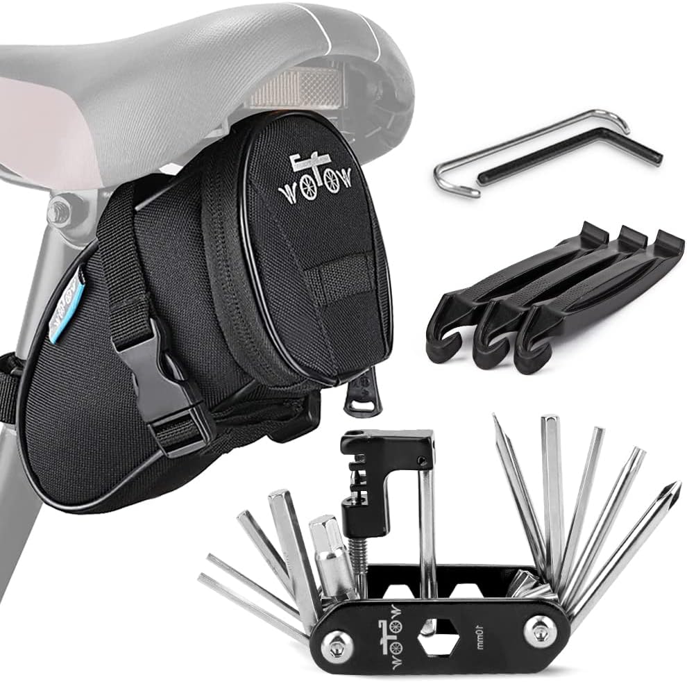 WOTOW Bike Repair Tool Kit Saddle