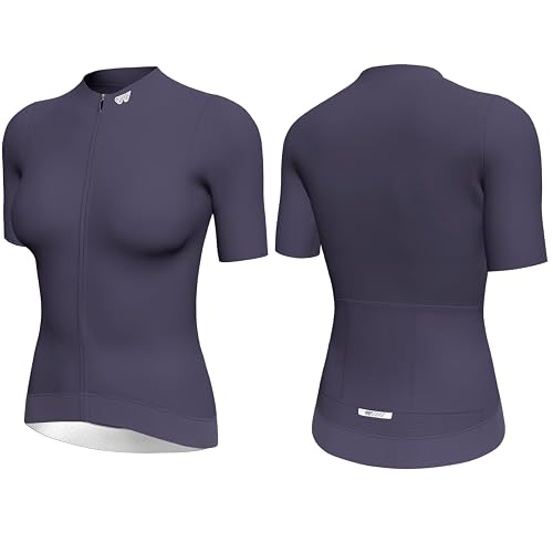 Wulibike Cycling Jersey Women Short Sleeve Slim