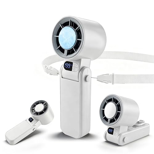 Wupsaoe Handheld Portable Turbo Fan with Ice