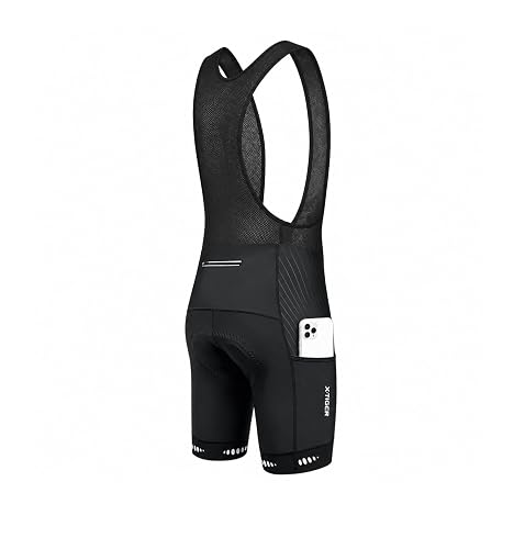 X-TIGER Men's 5D Padded Cycling Bib Shorts