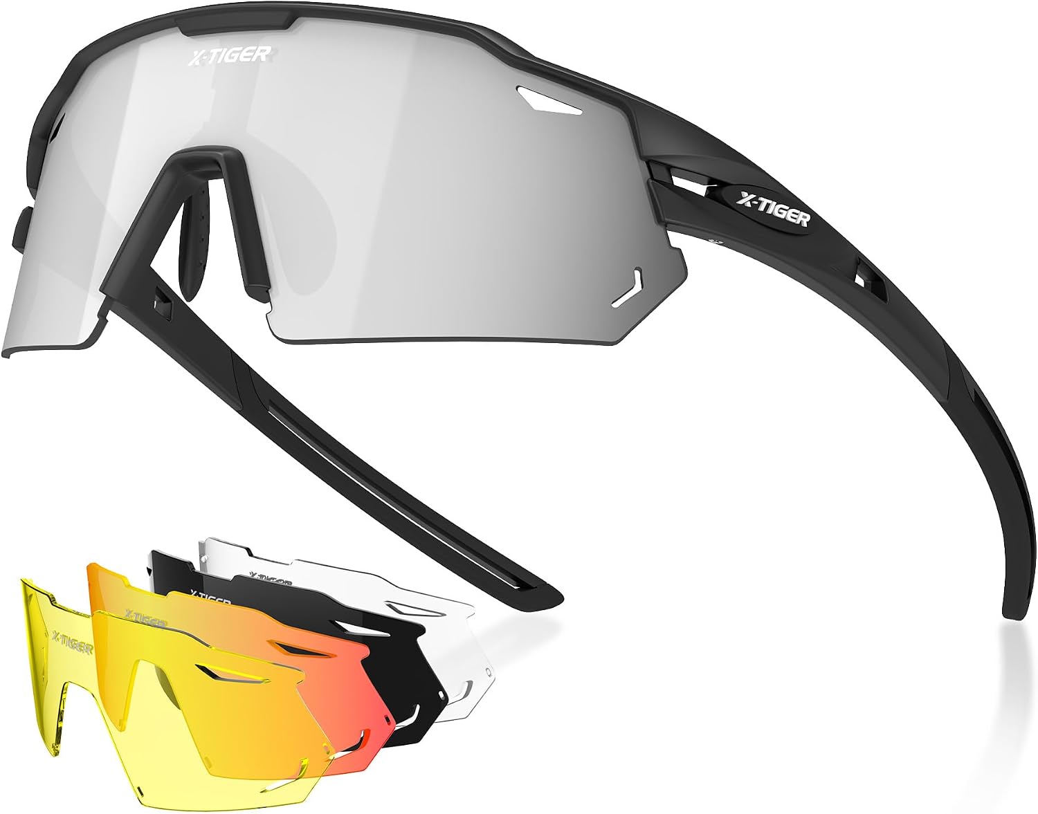 X TIGER Polarized Interchangeable Baseball Sunglasses