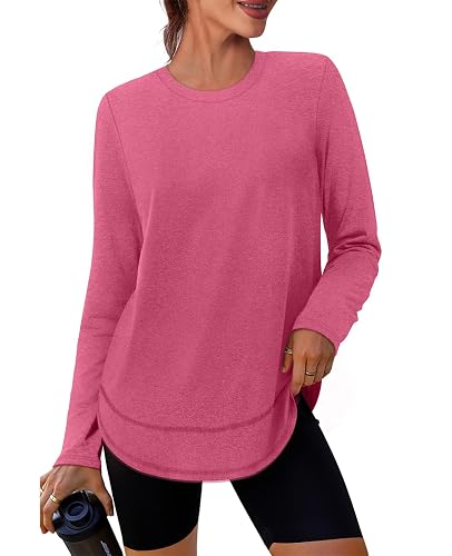 XIEERDUO Women's Workout Tops Long Sleeve Shirts