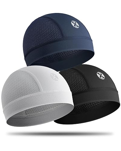 XINSONYUELL 3 Pack Cooling Skull Cap Helmet