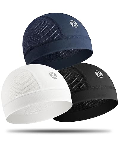 XINSONYUELL 3 Pack Cooling Skull Cap Helmet