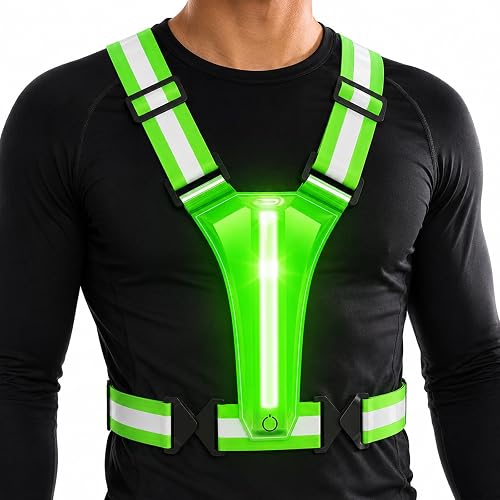 XZrefive LED Reflective Vest Running Gear