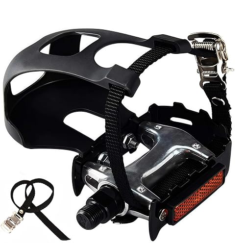 YBEKI Pro-Grade Spin Bike Pedals with Toe