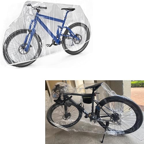 YehVeh 2 Pack Bike Covers Disposable Clear