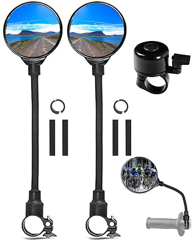 YISUGOOC Mirror With Bike Bell 360°