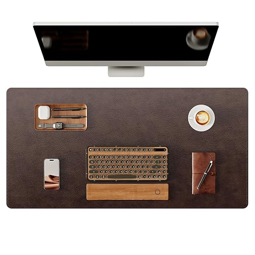YSAGi Genuine Leather Desk Mat