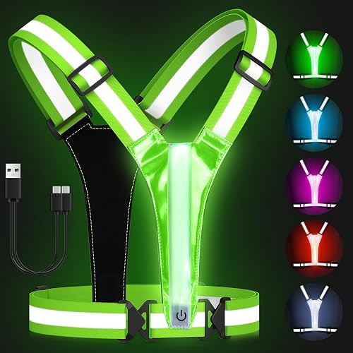 Zacro LED Reflective Vest Running Gear
