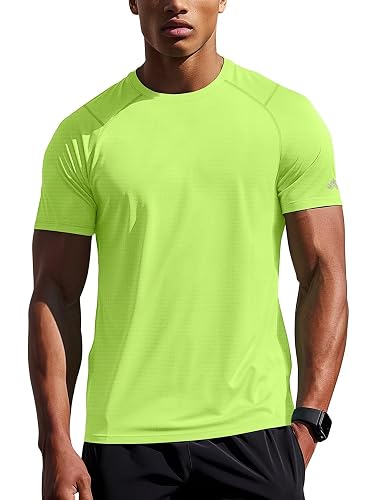 Zengjo Mens Athletic Shirts Short Sleeve Gym