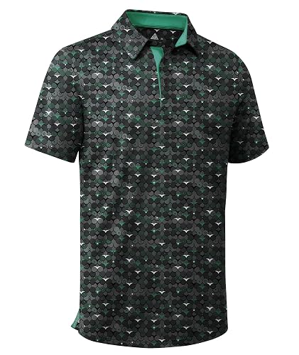 ZITY Men's Golf Shirts Short Sleeve Moisture